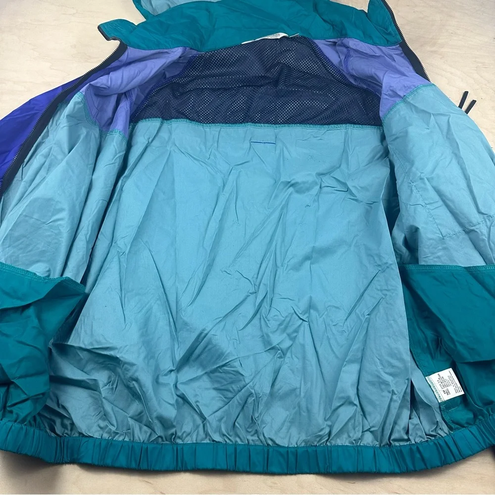Columbia Teal and Blue wind breaker